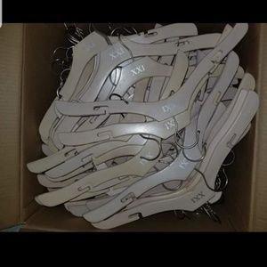 Over 100 wood hangers